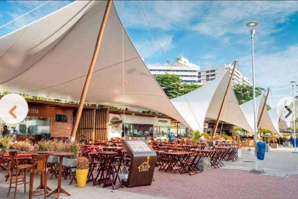 Vista Mar Nascente, Dois Quartos, Novo, No Melhor Do Rio Vermelho, Condominio Club, 1103 Salvador Extérieur photo